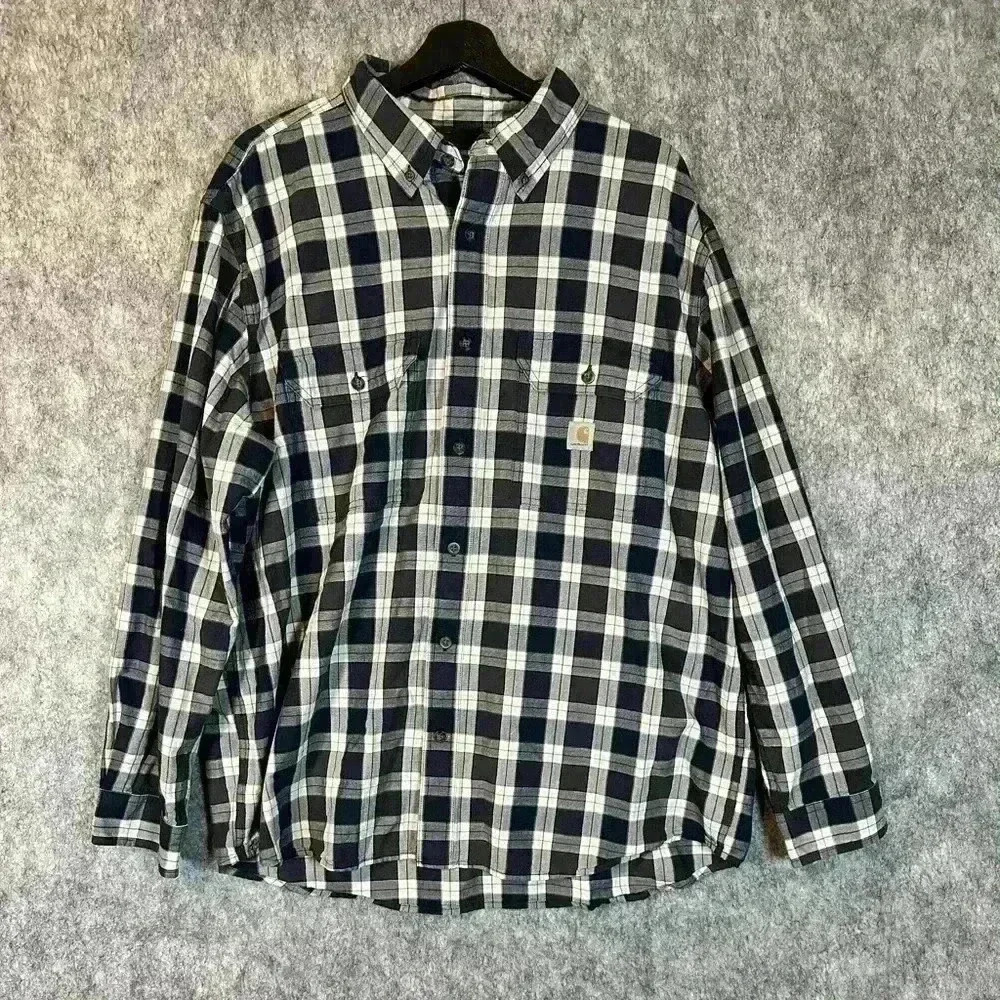 Carhartt Plaid Loose Fit Button Down - XL
